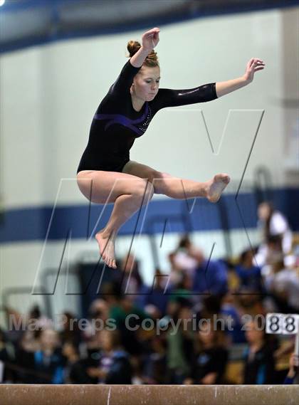 Thumbnail 3 in CHSAA 5A State Gymnastics Championships photogallery.