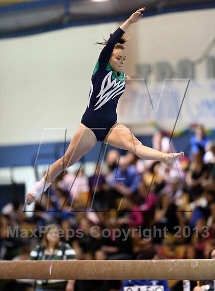 Thumbnail 2 in CHSAA 5A State Gymnastics Championships photogallery.