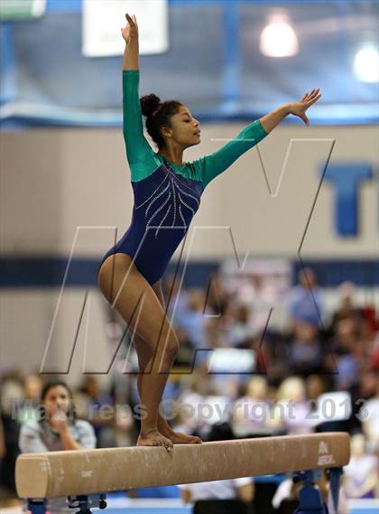 Thumbnail 3 in CHSAA 5A State Gymnastics Championships photogallery.