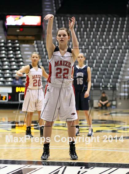 Thumbnail 1 in Maize vs. Blue Valley North (KSHSAA 6A Playoff Koch Arena) photogallery.