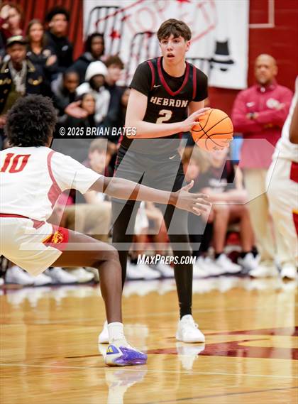 Thumbnail 3 in Holy Innocents Episcopal vs. Hebron Christian (GHSA Private Round 3) photogallery.
