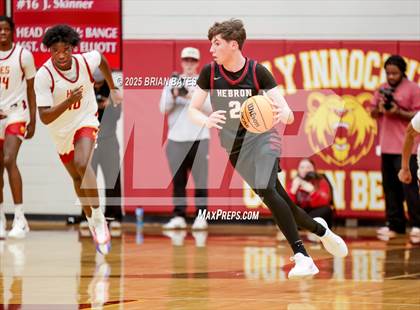 Thumbnail 1 in Holy Innocents Episcopal vs. Hebron Christian (GHSA Private Round 3) photogallery.