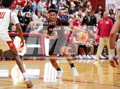 Thumbnail 1 in Holy Innocents Episcopal vs. Hebron Christian (GHSA Private Round 3) photogallery.
