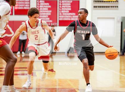 Thumbnail 1 in Holy Innocents Episcopal vs. Hebron Christian (GHSA Private Round 3) photogallery.