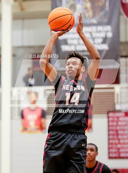 Thumbnail 2 in Holy Innocents Episcopal vs. Hebron Christian (GHSA Private Round 3) photogallery.