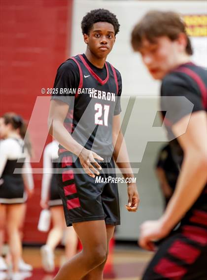 Thumbnail 3 in Holy Innocents Episcopal vs. Hebron Christian (GHSA Private Round 3) photogallery.