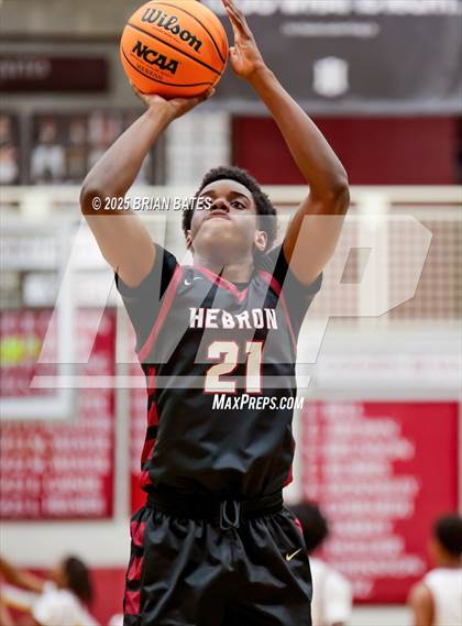 Thumbnail 2 in Holy Innocents Episcopal vs. Hebron Christian (GHSA Private Round 3) photogallery.