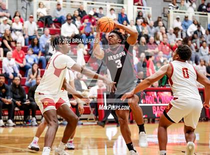 Thumbnail 1 in Holy Innocents Episcopal vs. Hebron Christian (GHSA Private Round 3) photogallery.
