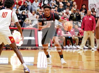 Thumbnail 2 in Holy Innocents Episcopal vs. Hebron Christian (GHSA Private Round 3) photogallery.