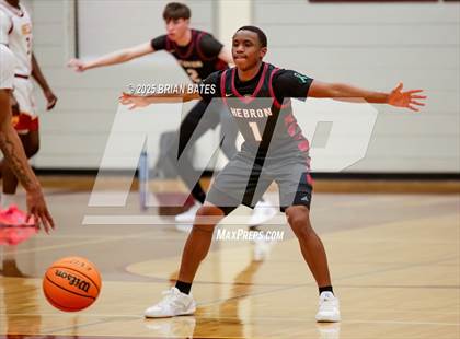 Thumbnail 2 in Holy Innocents Episcopal vs. Hebron Christian (GHSA Private Round 3) photogallery.