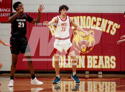 Thumbnail 3 in Holy Innocents Episcopal vs. Hebron Christian (GHSA Private Round 3) photogallery.