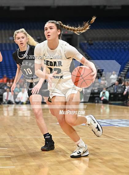 Thumbnail 3 in Cedar Park vs College Station (UIL 5A State Semifinal) photogallery.