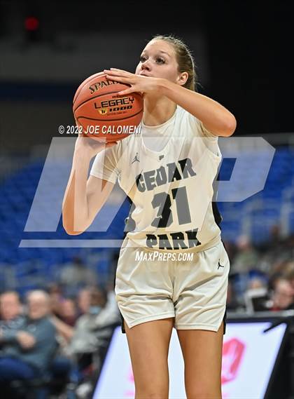 Thumbnail 2 in Cedar Park vs College Station (UIL 5A State Semifinal) photogallery.