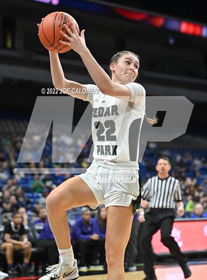 Thumbnail 1 in Cedar Park vs College Station (UIL 5A State Semifinal) photogallery.