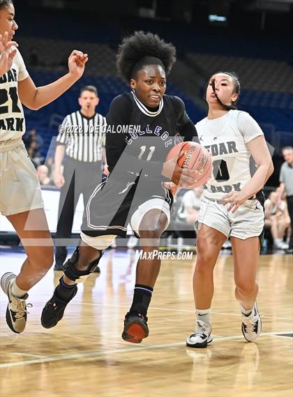 Thumbnail 1 in Cedar Park vs College Station (UIL 5A State Semifinal) photogallery.