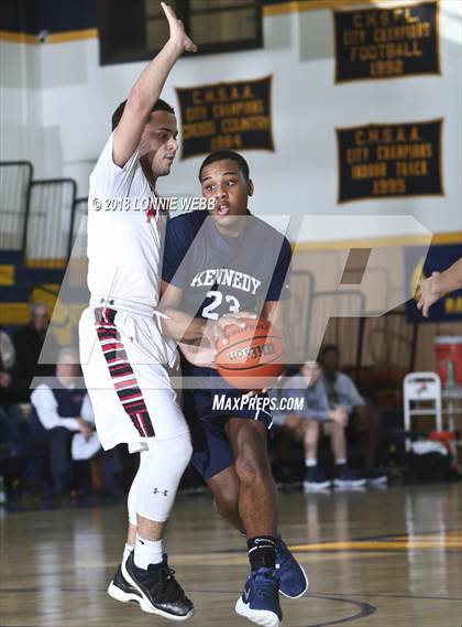 Thumbnail 2 in Cardinal Spellman vs Kennedy Catholic (CHSAA Class A First Round) photogallery.