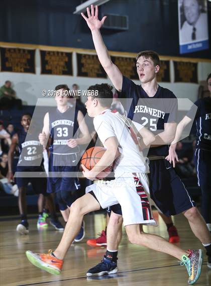 Thumbnail 2 in Cardinal Spellman vs Kennedy Catholic (CHSAA Class A First Round) photogallery.