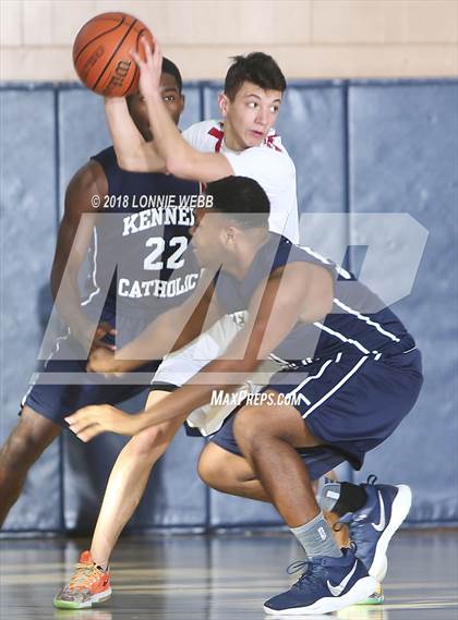 Thumbnail 1 in Cardinal Spellman vs Kennedy Catholic (CHSAA Class A First Round) photogallery.