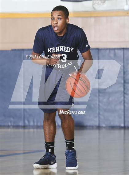Thumbnail 1 in Cardinal Spellman vs Kennedy Catholic (CHSAA Class A First Round) photogallery.