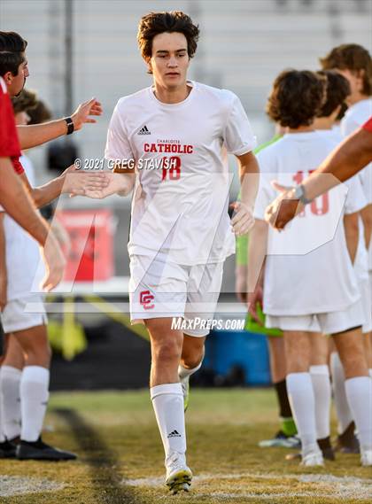 Thumbnail 2 in Charlotte Catholic @ Porter Ridge (NCHSAA 4A Round 1 Playoff) photogallery.