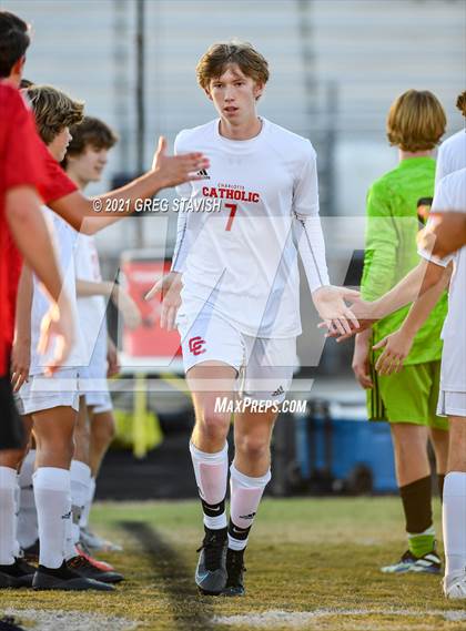 Thumbnail 2 in Charlotte Catholic @ Porter Ridge (NCHSAA 4A Round 1 Playoff) photogallery.