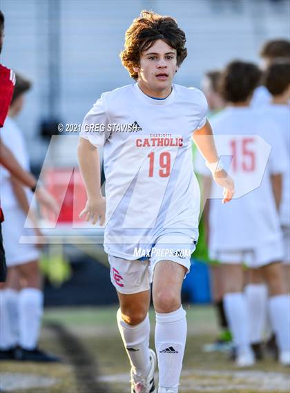 Thumbnail 3 in Charlotte Catholic @ Porter Ridge (NCHSAA 4A Round 1 Playoff) photogallery.