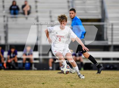 Thumbnail 2 in Charlotte Catholic @ Porter Ridge (NCHSAA 4A Round 1 Playoff) photogallery.