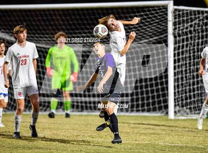 Thumbnail 2 in Charlotte Catholic @ Porter Ridge (NCHSAA 4A Round 1 Playoff) photogallery.