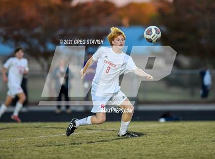 Thumbnail 3 in Charlotte Catholic @ Porter Ridge (NCHSAA 4A Round 1 Playoff) photogallery.