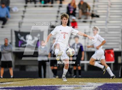 Thumbnail 2 in Charlotte Catholic @ Porter Ridge (NCHSAA 4A Round 1 Playoff) photogallery.