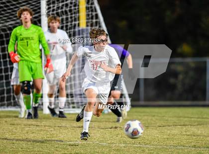 Thumbnail 1 in Charlotte Catholic @ Porter Ridge (NCHSAA 4A Round 1 Playoff) photogallery.