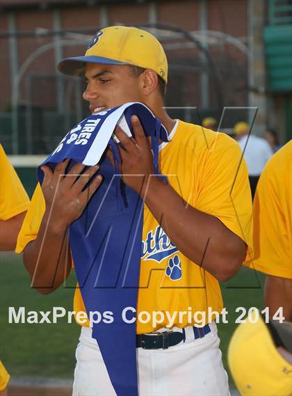 Thumbnail 1 in Benicia vs. Christian Brothers (CIF SJS D-2 Finals) photogallery.