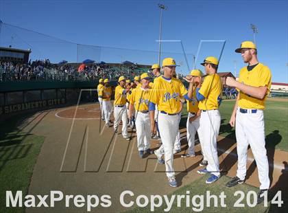 Thumbnail 1 in Benicia vs. Christian Brothers (CIF SJS D-2 Finals) photogallery.