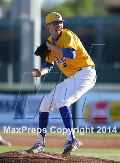 Thumbnail 3 in Benicia vs. Christian Brothers (CIF SJS D-2 Finals) photogallery.