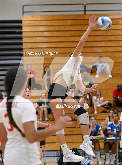 Thumbnail 2 in Cathedral Catholic vs. Murrieta Valley (Dave Mohs Tournament) photogallery.