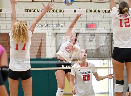 Thumbnail 1 in Cathedral Catholic vs. Murrieta Valley (Dave Mohs Tournament) photogallery.
