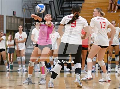 Thumbnail 2 in Cathedral Catholic vs. Murrieta Valley (Dave Mohs Tournament) photogallery.