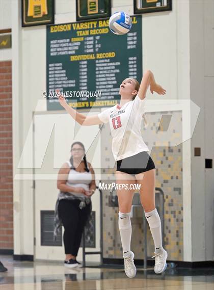 Thumbnail 3 in Cathedral Catholic vs. Murrieta Valley (Dave Mohs Tournament) photogallery.