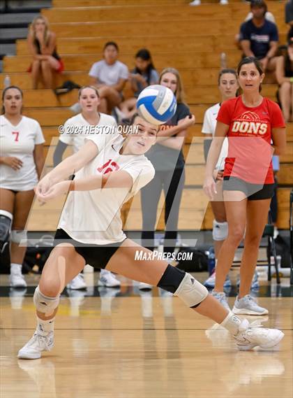 Thumbnail 3 in Cathedral Catholic vs. Murrieta Valley (Dave Mohs Tournament) photogallery.