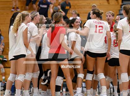 Thumbnail 2 in Cathedral Catholic vs. Murrieta Valley (Dave Mohs Tournament) photogallery.