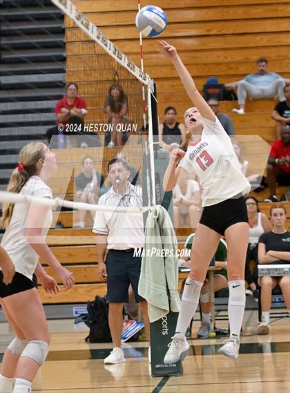 Thumbnail 3 in Cathedral Catholic vs. Murrieta Valley (Dave Mohs Tournament) photogallery.