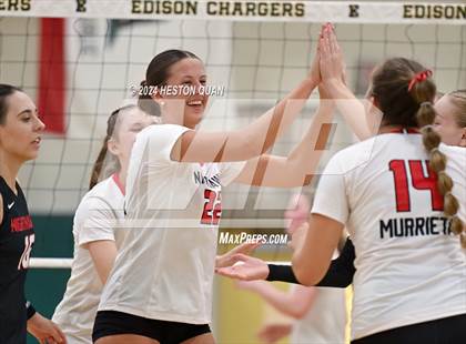 Thumbnail 2 in Cathedral Catholic vs. Murrieta Valley (Dave Mohs Tournament) photogallery.