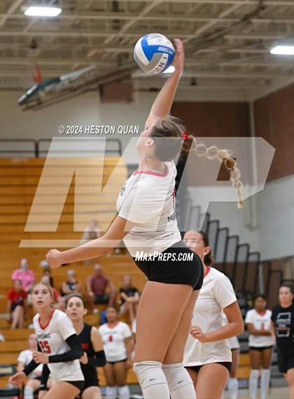 Thumbnail 3 in Cathedral Catholic vs. Murrieta Valley (Dave Mohs Tournament) photogallery.