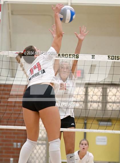 Thumbnail 1 in Cathedral Catholic vs. Murrieta Valley (Dave Mohs Tournament) photogallery.