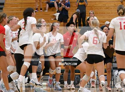 Thumbnail 1 in Cathedral Catholic vs. Murrieta Valley (Dave Mohs Tournament) photogallery.