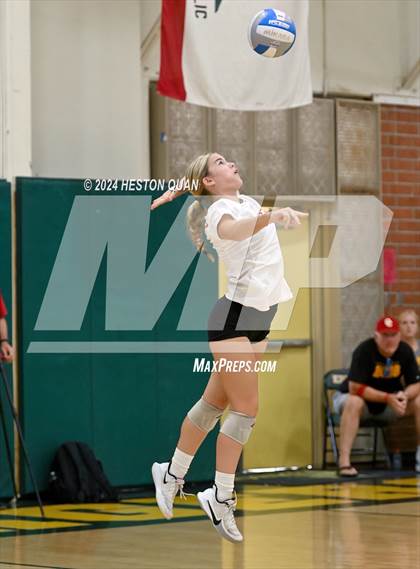 Thumbnail 3 in Cathedral Catholic vs. Murrieta Valley (Dave Mohs Tournament) photogallery.