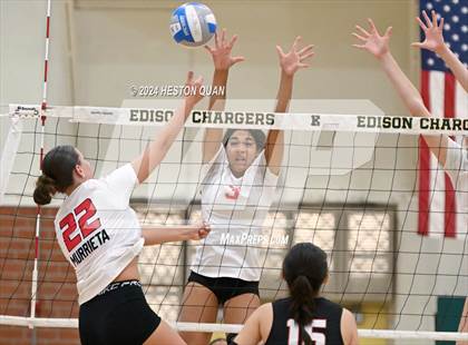 Thumbnail 1 in Cathedral Catholic vs. Murrieta Valley (Dave Mohs Tournament) photogallery.
