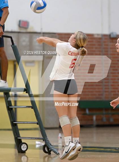 Thumbnail 2 in Cathedral Catholic vs. Murrieta Valley (Dave Mohs Tournament) photogallery.