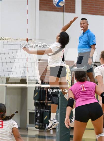 Thumbnail 2 in Cathedral Catholic vs. Murrieta Valley (Dave Mohs Tournament) photogallery.