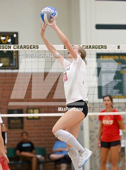 Thumbnail 2 in Cathedral Catholic vs. Murrieta Valley (Dave Mohs Tournament) photogallery.